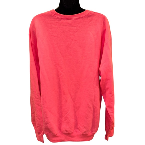 Hot pink sweatshirt with “Kindness is Cool” graphic - size L - Picture 4 of 4